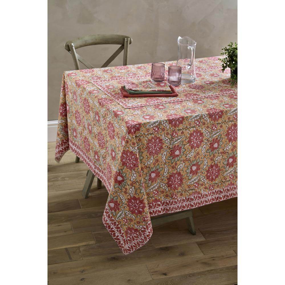 Walton & Co Set of 2 Beatrice Hand Block Print Napkins